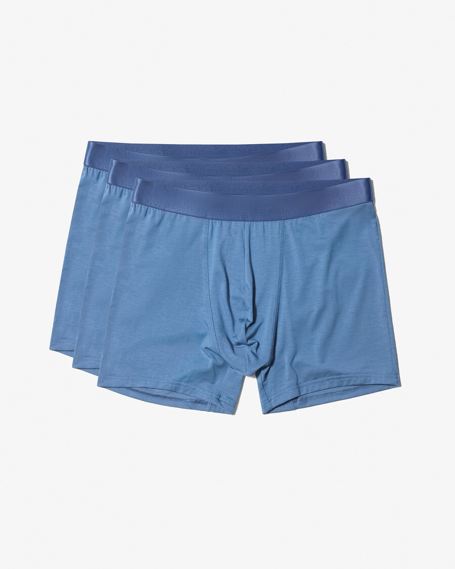 12 × mens boxer brief in azure blue shop now — cdlp
