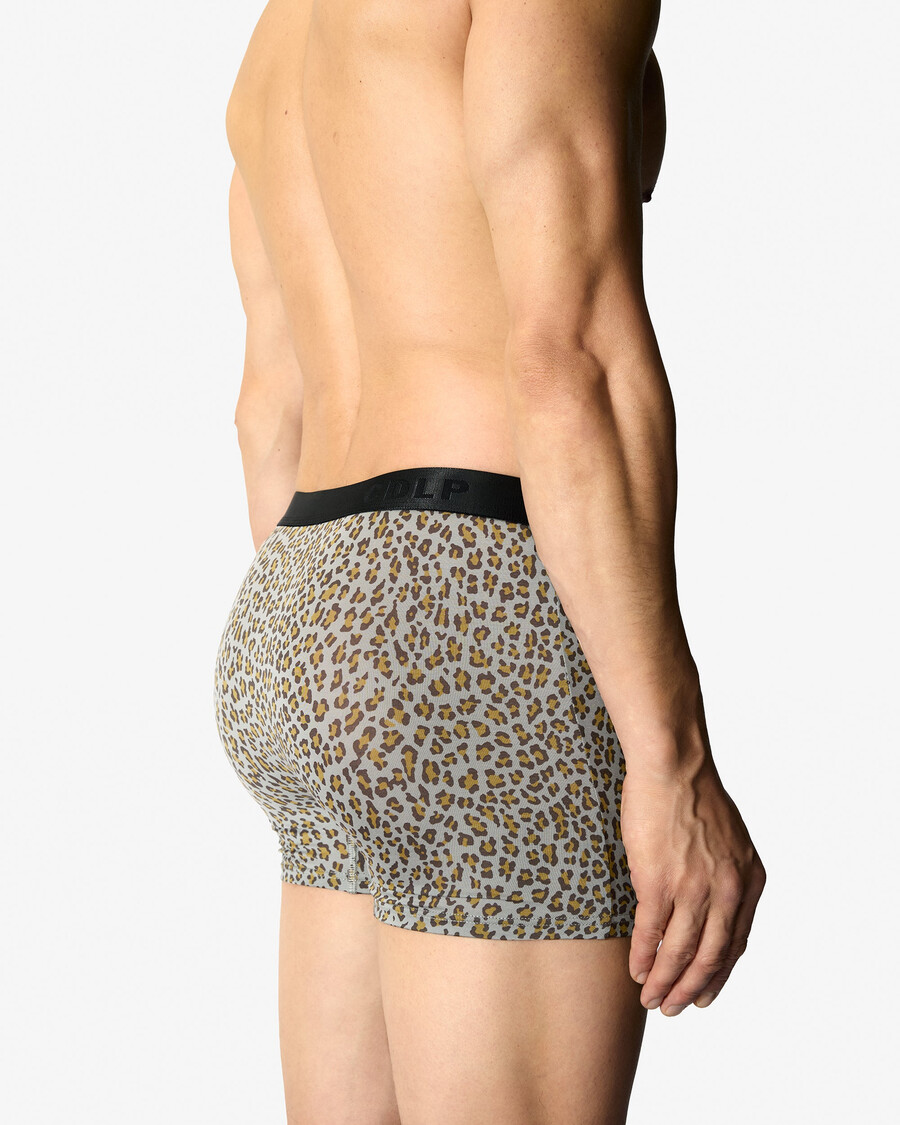 12 × mens boxer brief in black white mocca leopard shop now — cdlp
