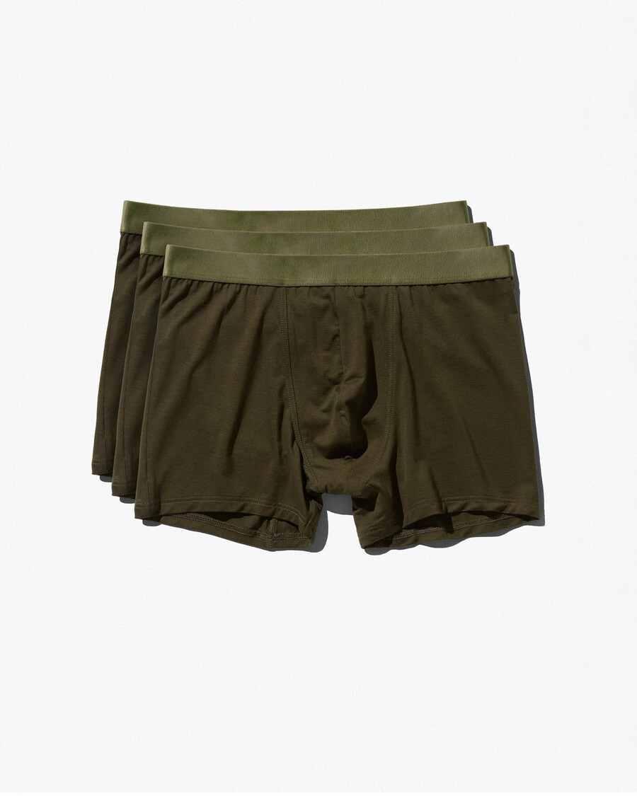 6 × mens boxer brief in olive green shop now — cdlp