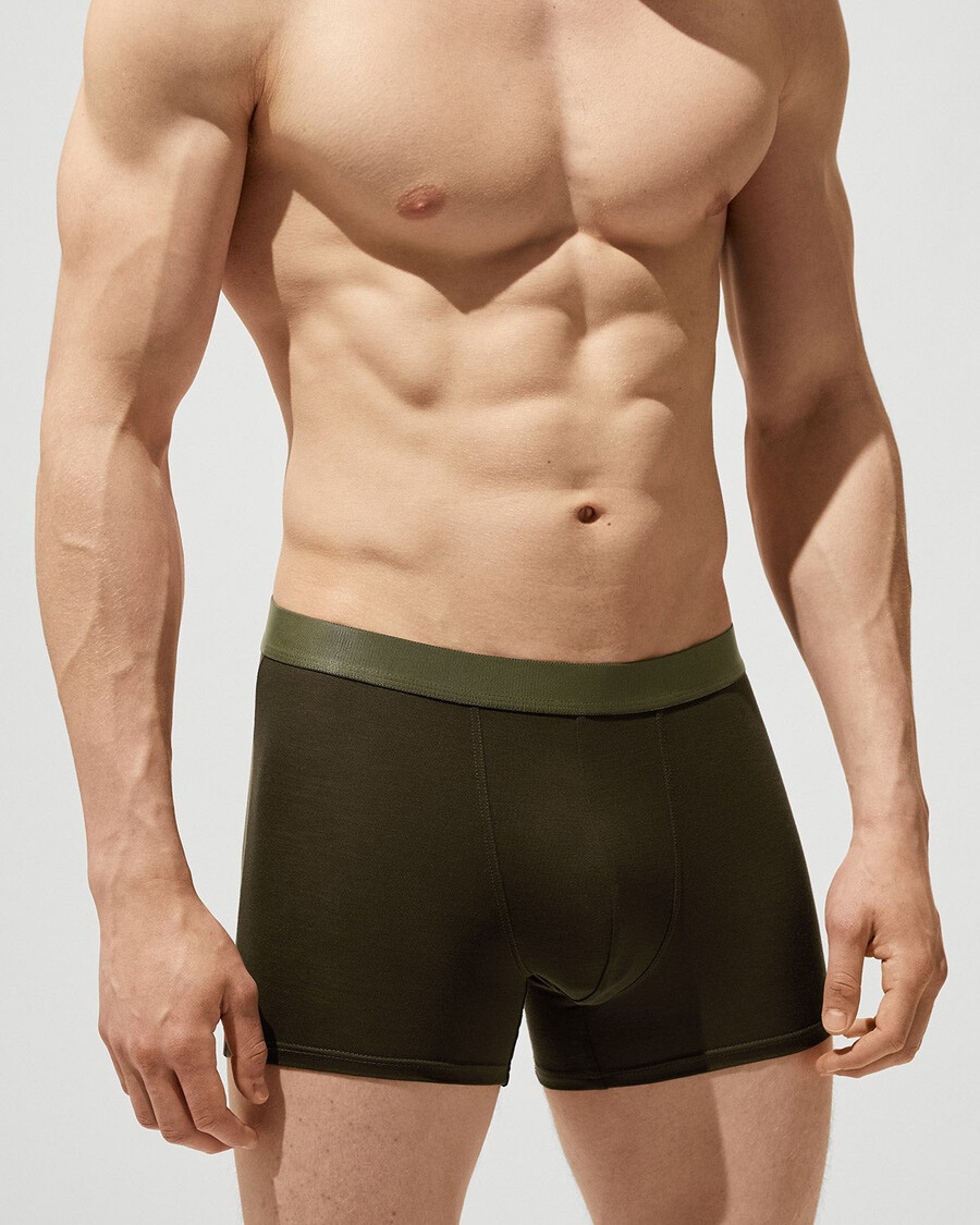 6 × mens boxer brief in olive green shop now — cdlp