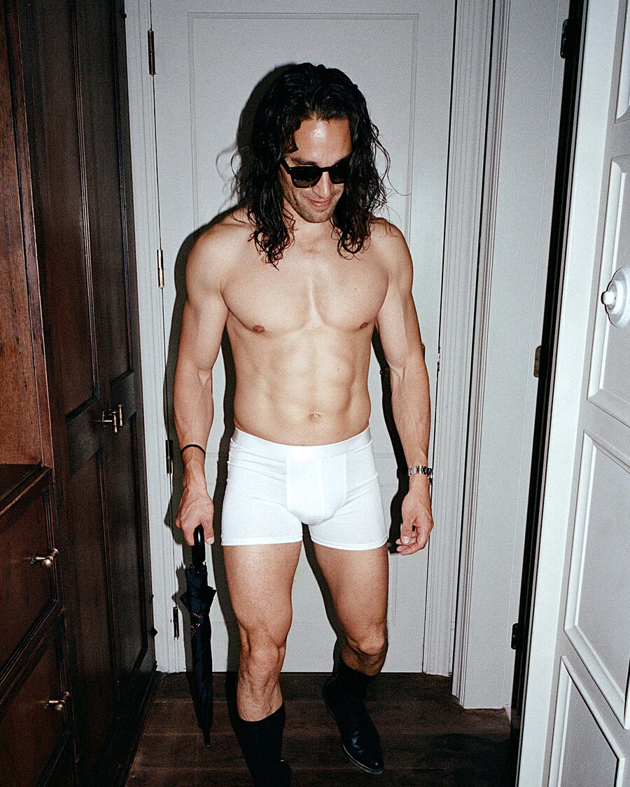 3 × mens boxer brief in white shop now — cdlp