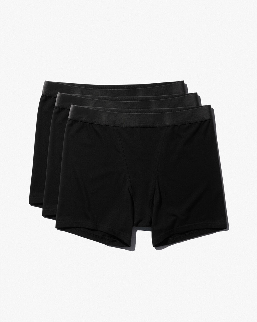 3 × womens boxer brief in black shop now — cdlp
