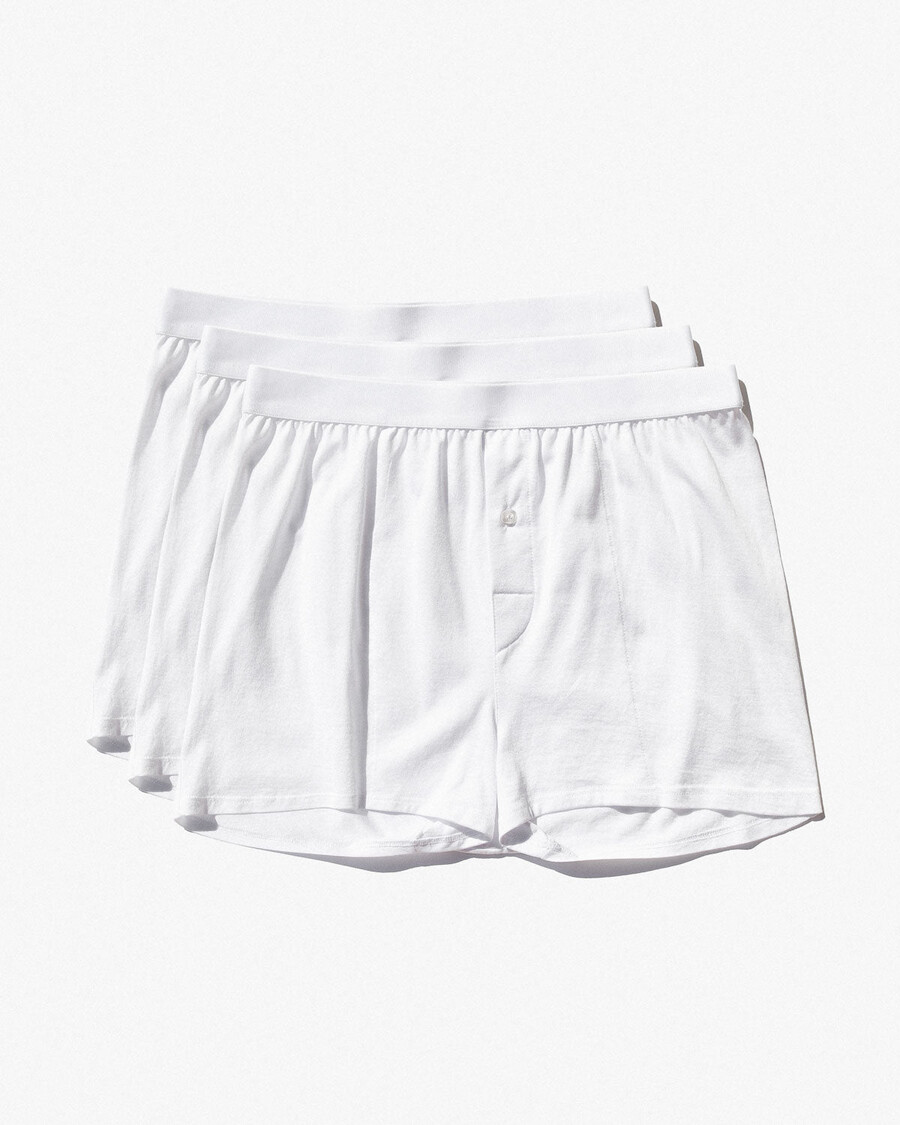 12 × mens boxer shorts in white shop now — cdlp