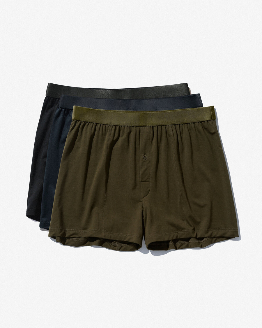 12 × mens boxer shorts in black olive green dark navy shop now — cdlp