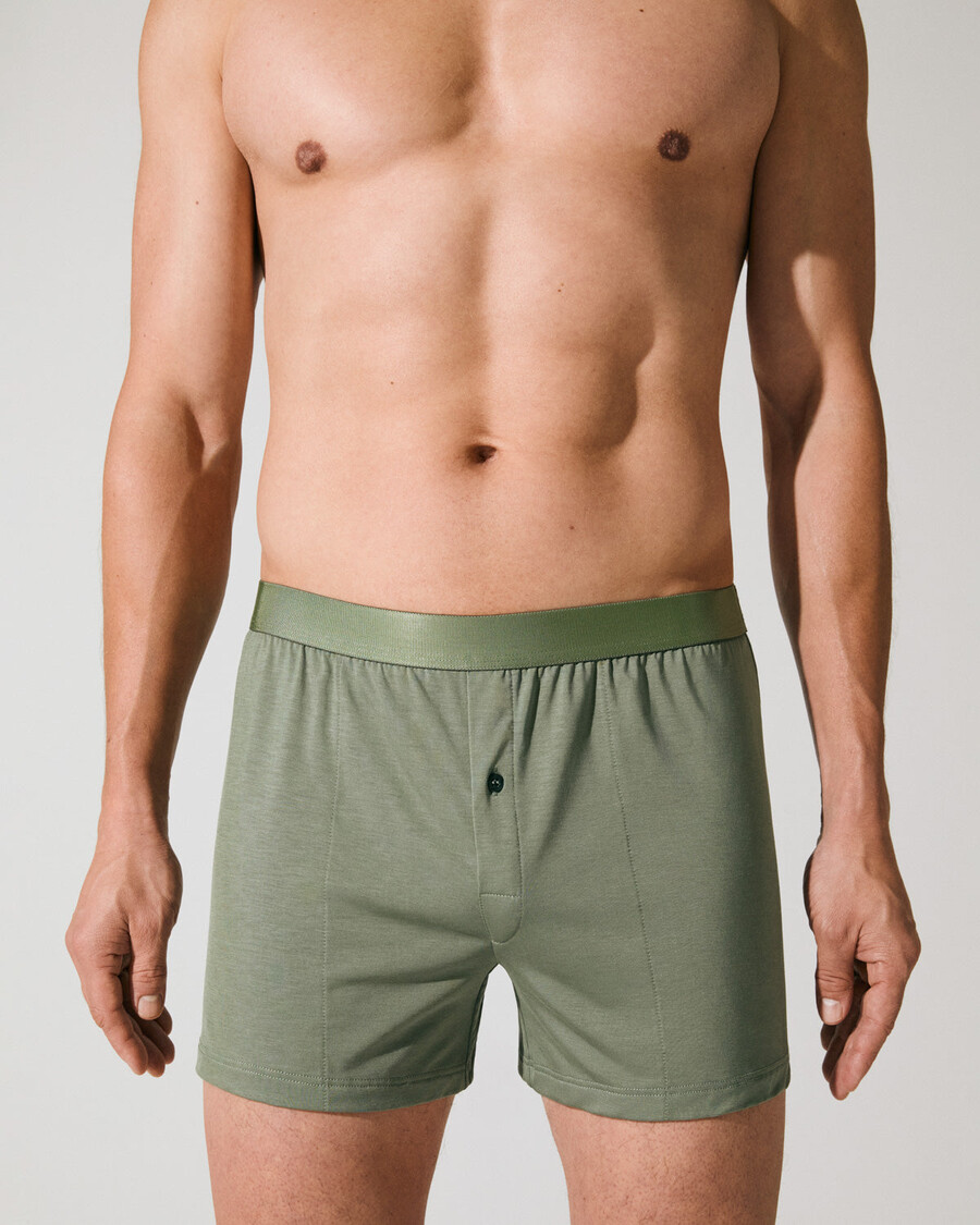 6 × mens boxer shorts in black white sage shop now — cdlp