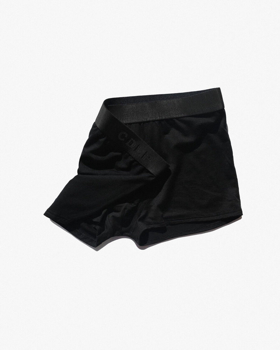 mens boxer trunk in black shop now — cdlp