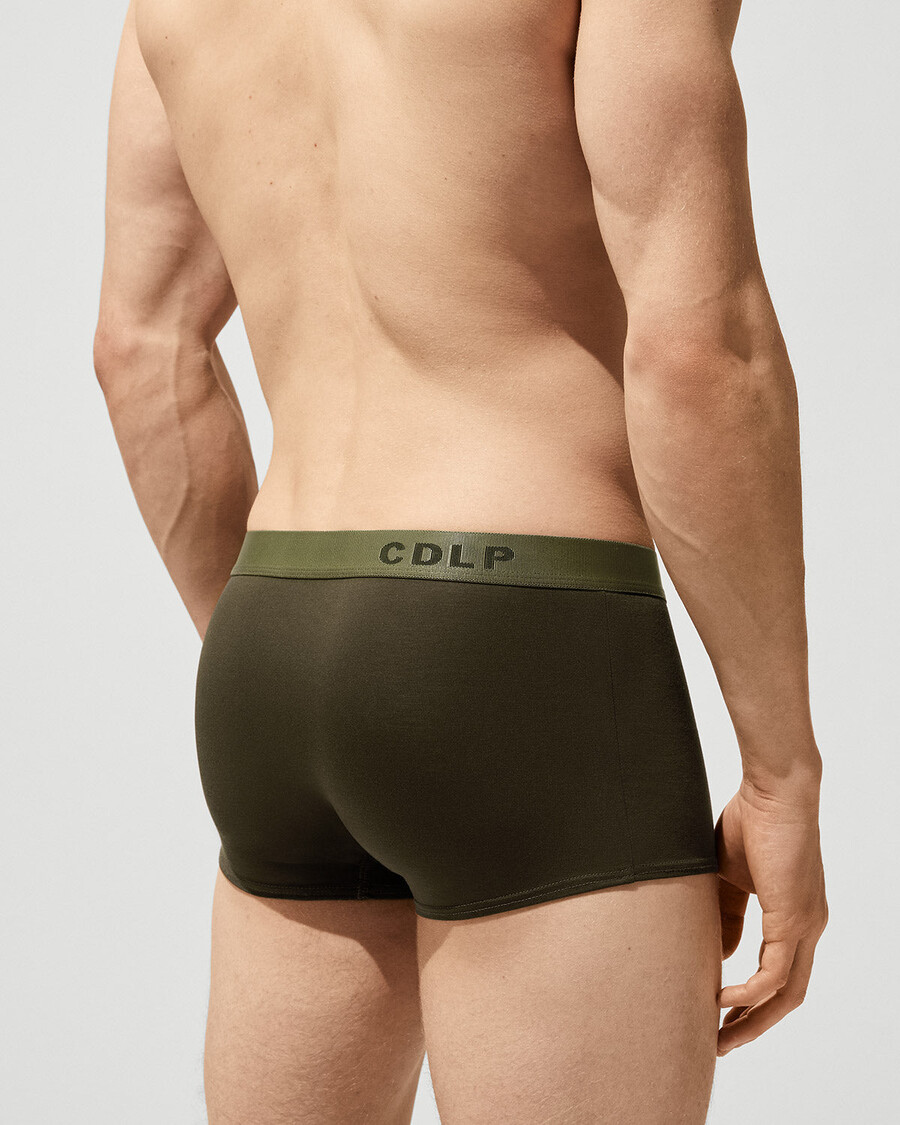 12 × mens boxer trunk in olive green shop now — cdlp