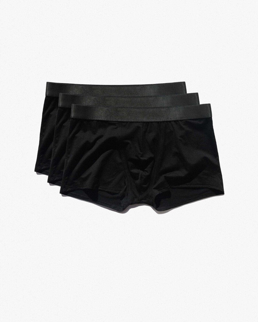 3 × mens boxer trunk in black shop now — cdlp