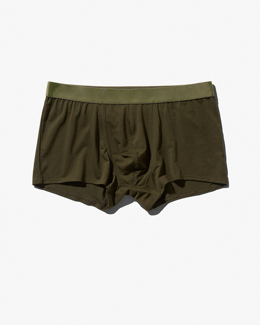 6 × mens boxer trunk in olive green shop now — cdlp