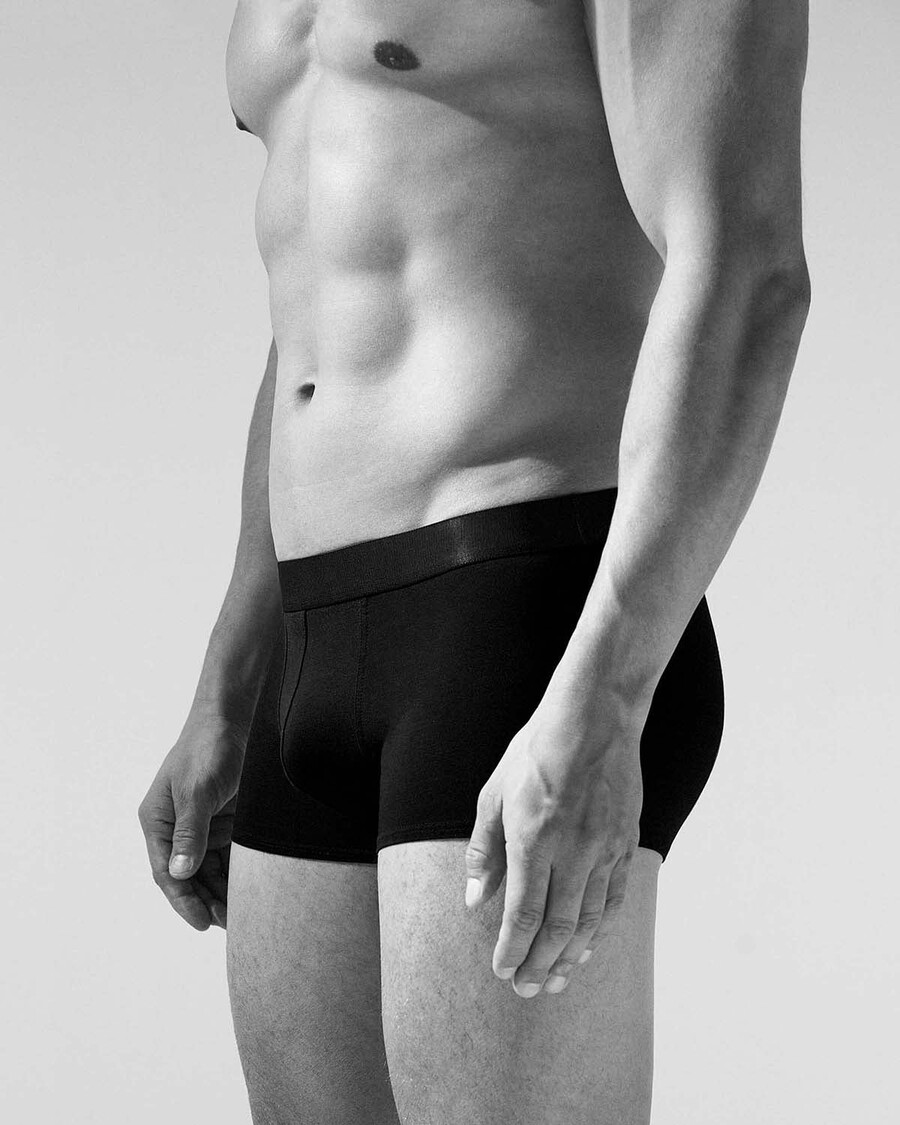 6 × mens boxer trunk in white shop now — cdlp