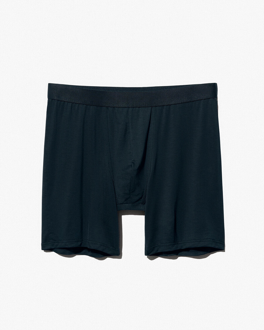 mens boxer brief long in dark navy shop now — cdlp