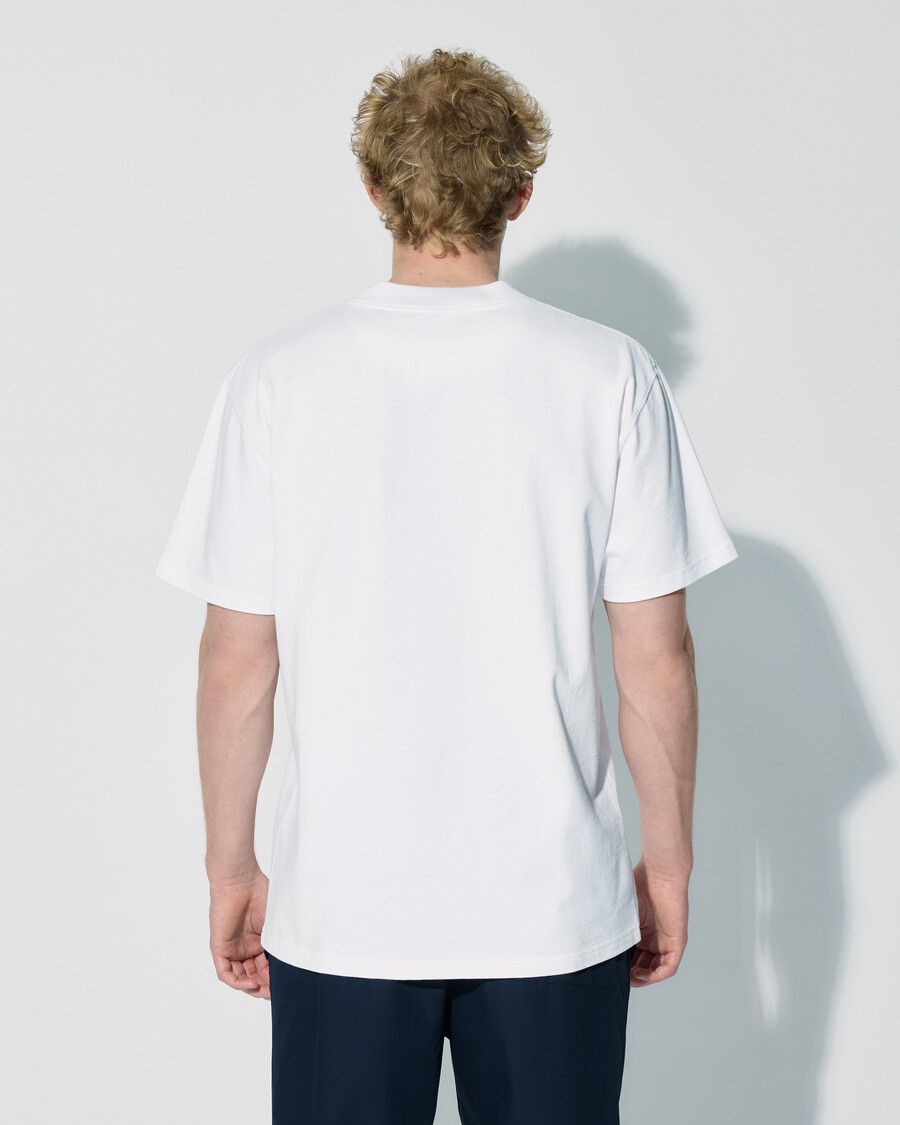 mens cotton relaxed t-shirt in white shop now — cdlp
