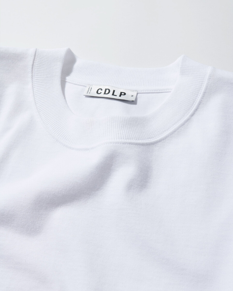 mens cotton relaxed t-shirt in white shop now — cdlp