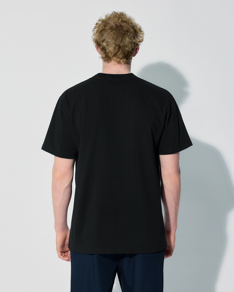 mens cotton relaxed t-shirt in black shop now — cdlp