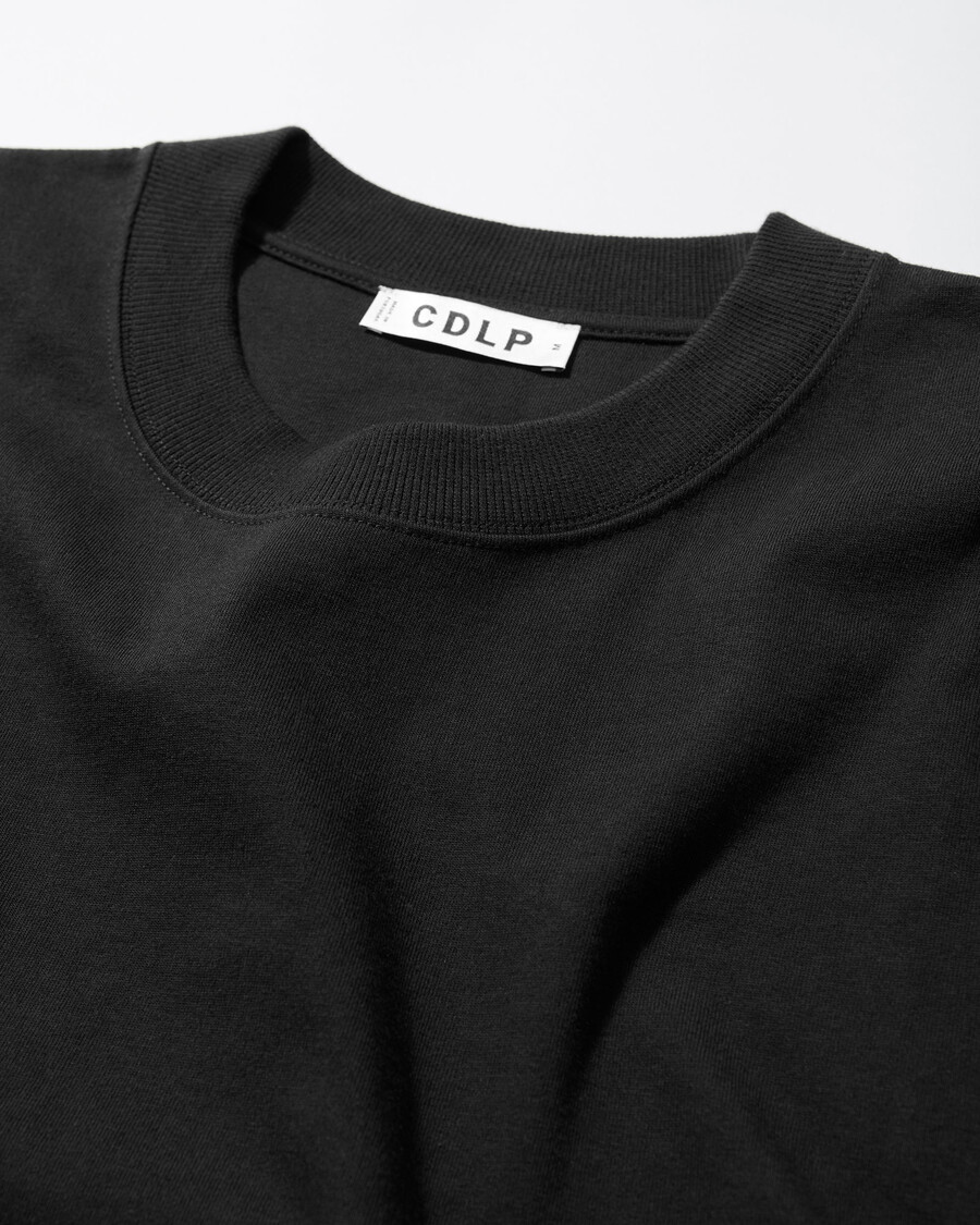 mens cotton relaxed t-shirt in black shop now — cdlp