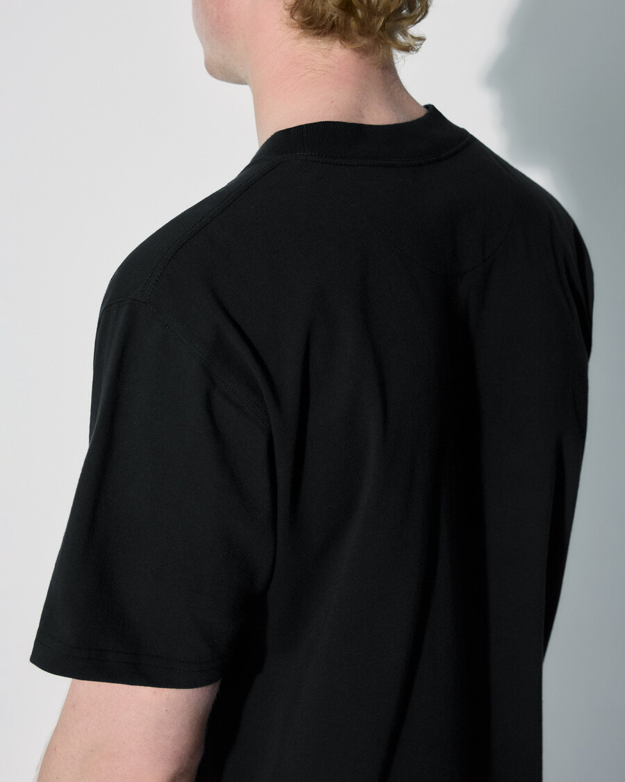mens cotton relaxed t-shirt in black shop now — cdlp