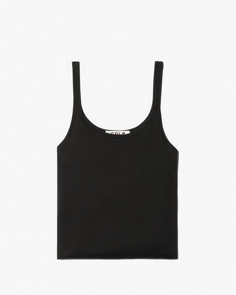 womens lightweight tank dress in black shop—cdlp