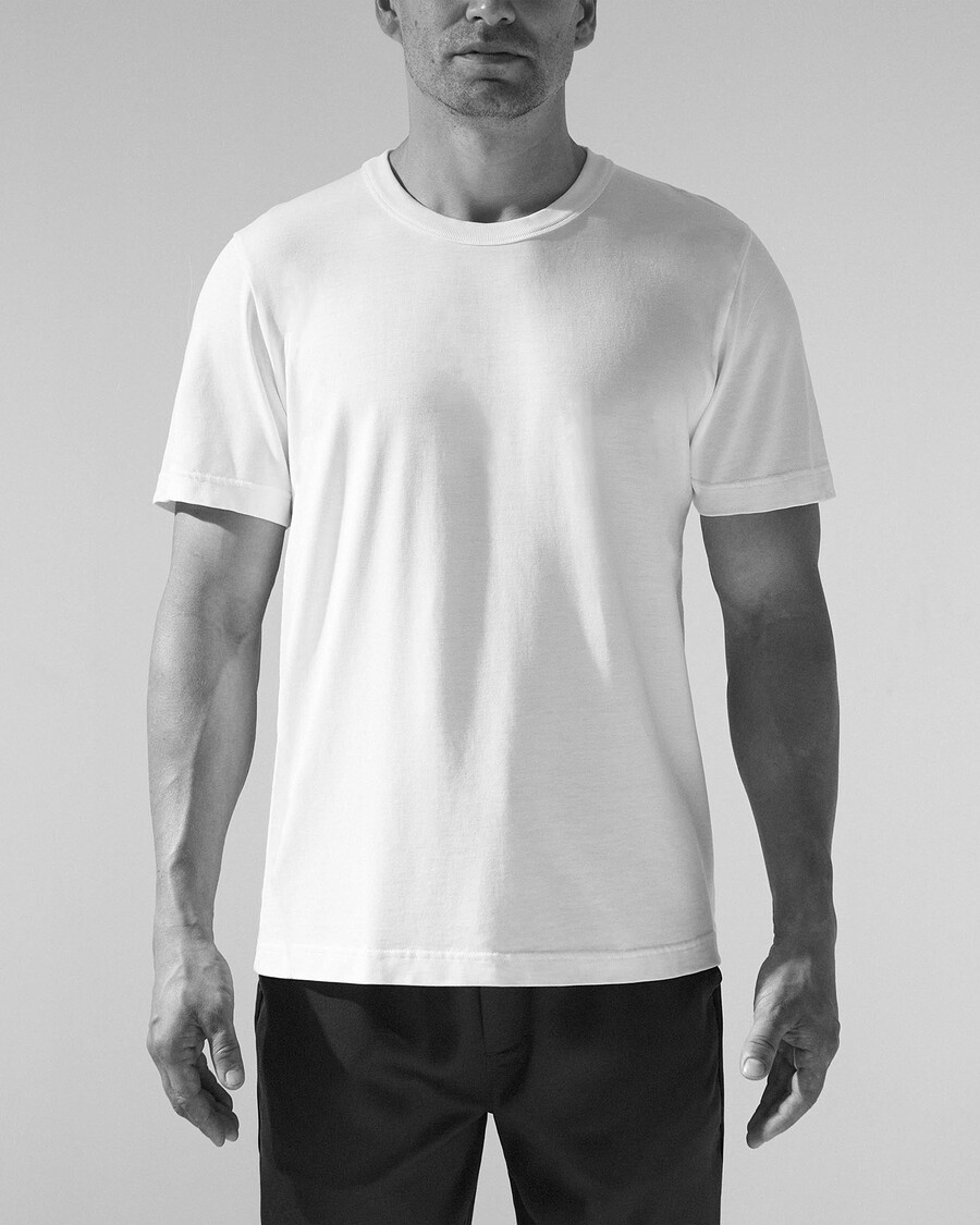 2 × mens heavyweight t-shirt in black white shop — cdlp