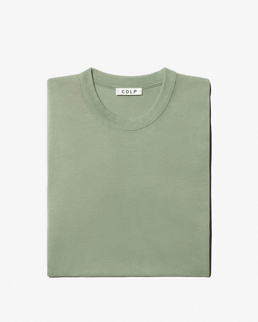 mens heavyweight t-shirt in sage shop now — cdlp