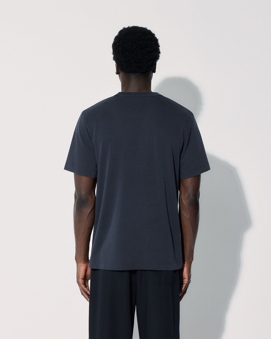 mens heavyweight t-shirt in dark navy shop now — cdlp