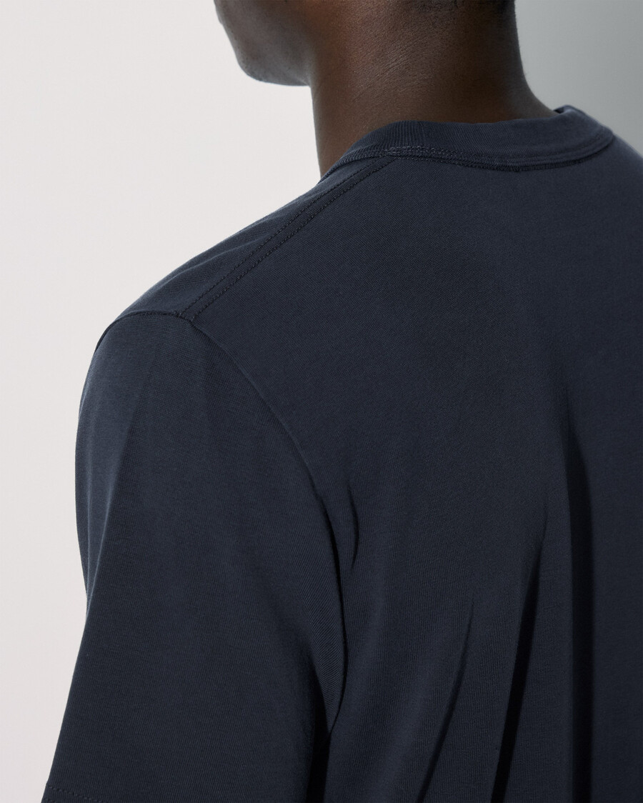 mens heavyweight t-shirt in dark navy shop now — cdlp