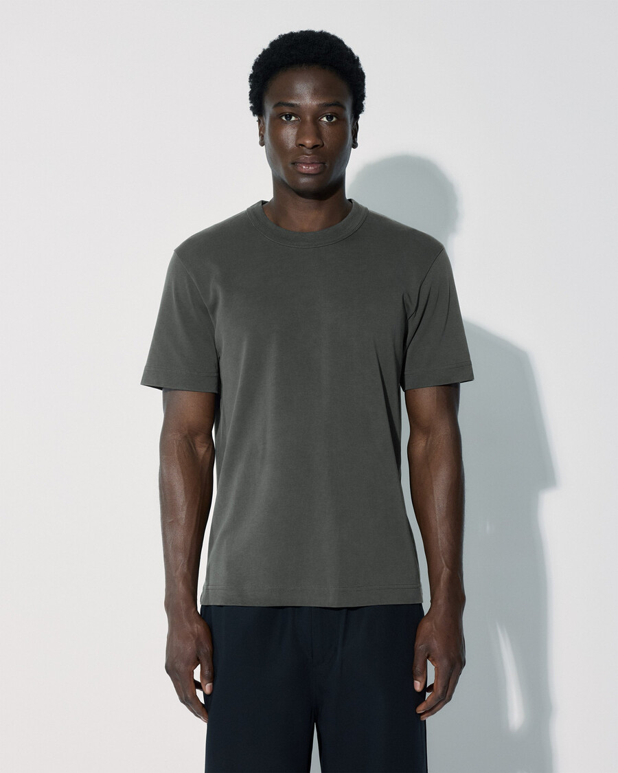 mens heavyweight t-shirt in charcoal shop now — cdlp