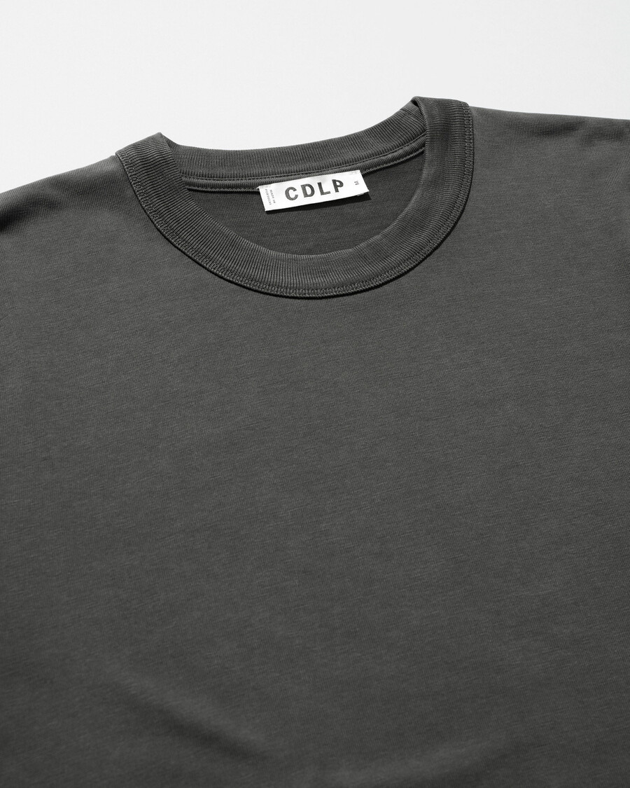 mens heavyweight t-shirt in charcoal shop now — cdlp