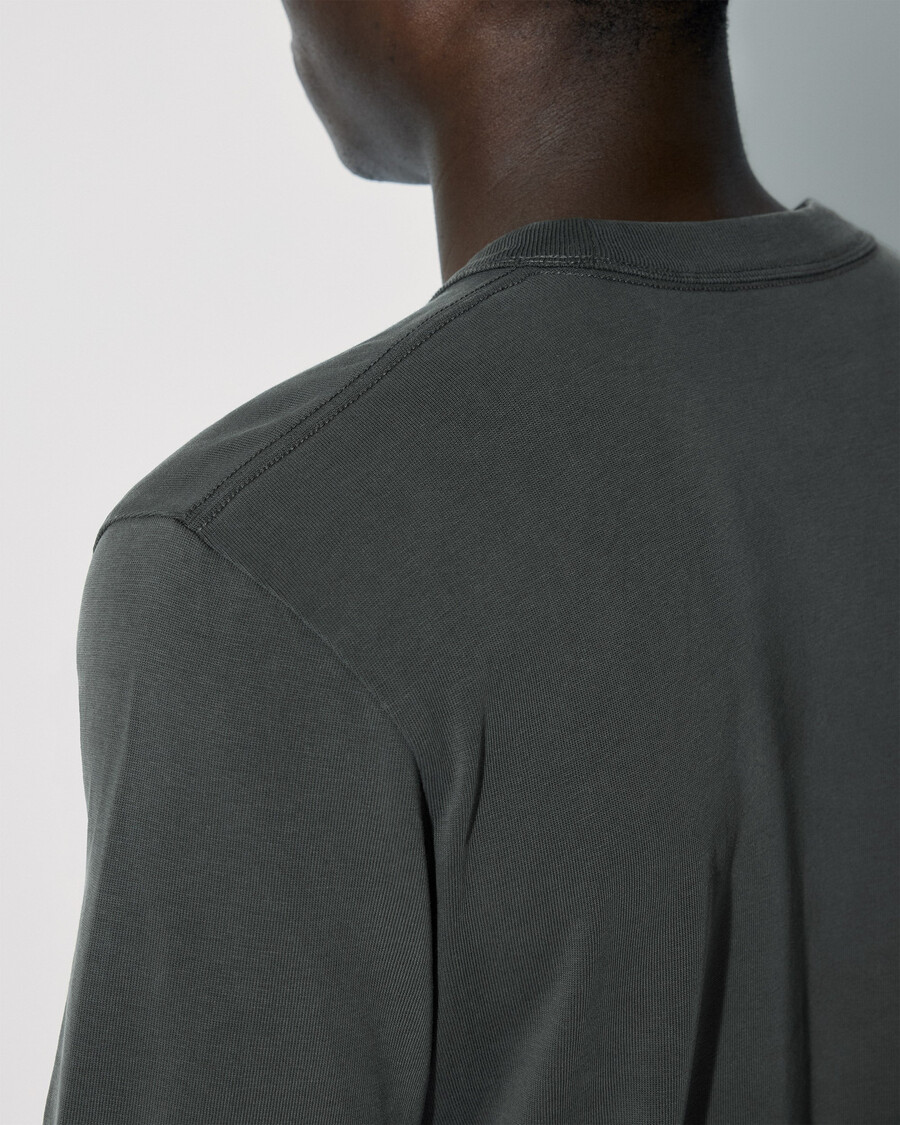 mens heavyweight t-shirt in charcoal shop now — cdlp