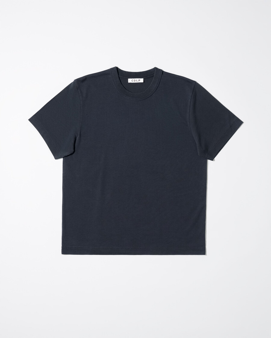 2 × mens heavyweight t-shirt in dark navy shop — cdlp