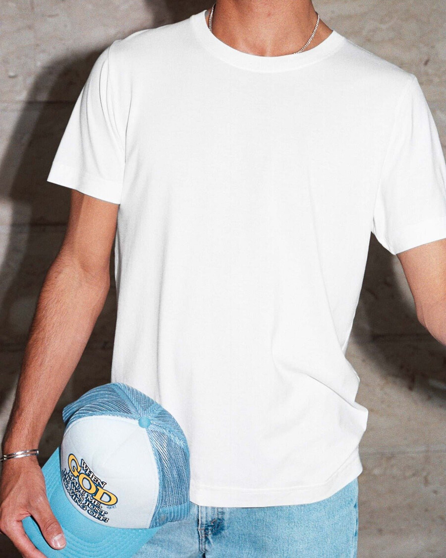 2 × mens heavyweight t-shirt in white shop now — cdlp