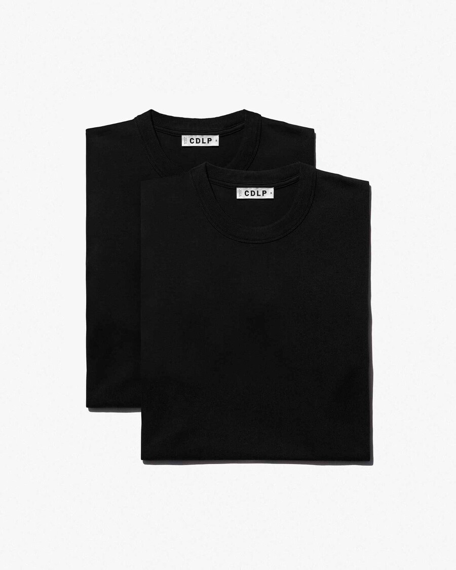 2 × mens heavyweight t-shirt in black shop now — cdlp