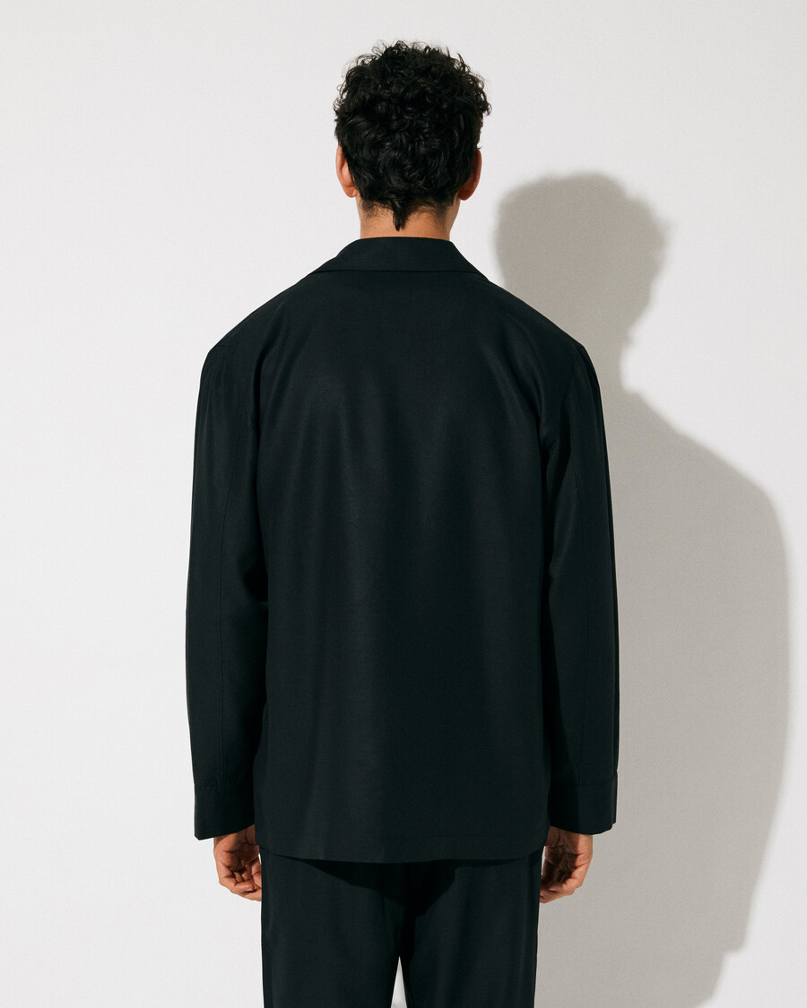 mens pyjama shirt in black shop now — cdlp