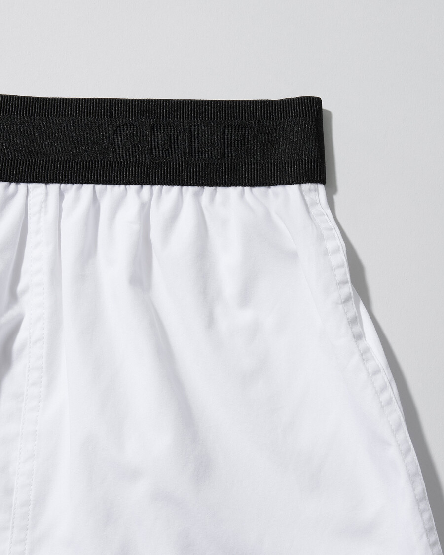 mens cotton boxer shorts classic in white shop now — cdlp