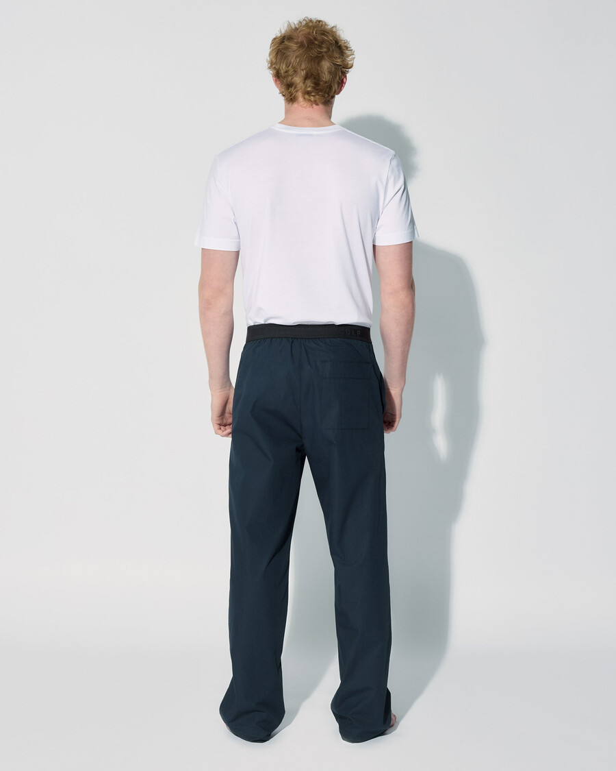 mens cotton pyjama trousers in navy shop now — cdlp