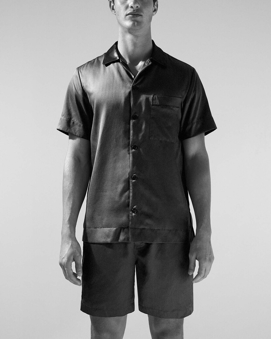 mens home short suit in black shop now — cdlp