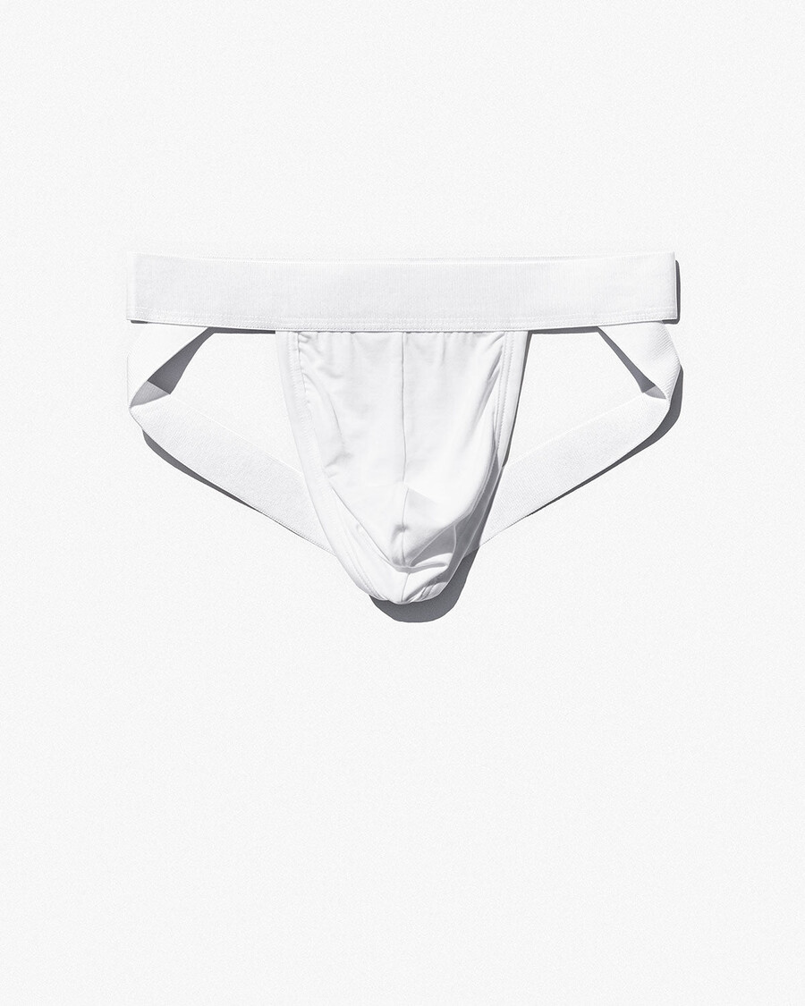 mens jock strap in white shop now — cdlp
