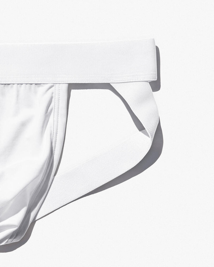 mens jock strap in white shop now — cdlp