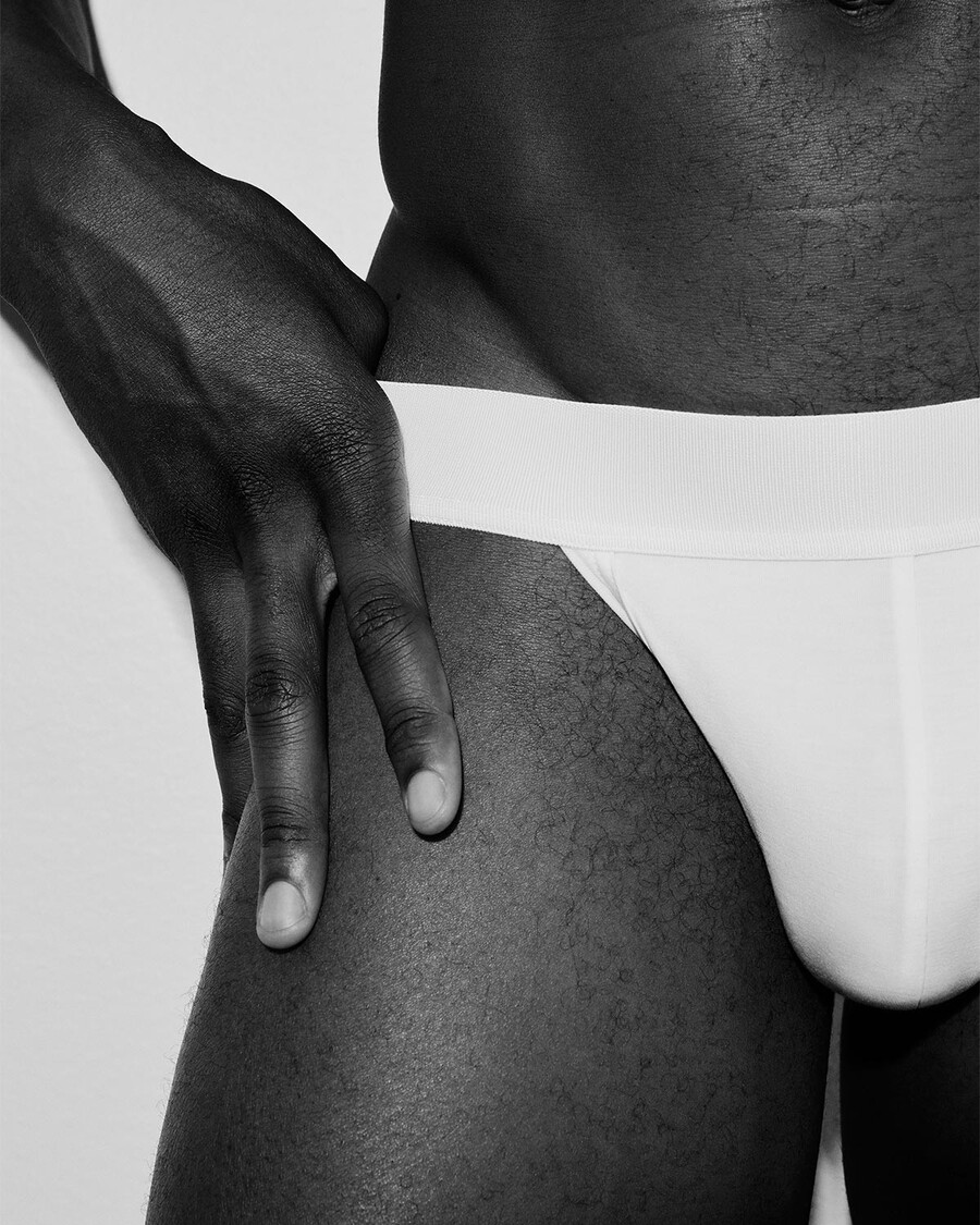 mens jock strap in white shop now — cdlp