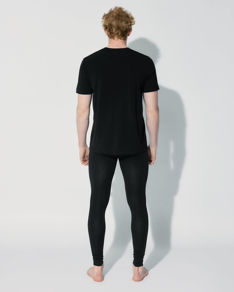 mens merino blend long johns in black shop now — cdlp