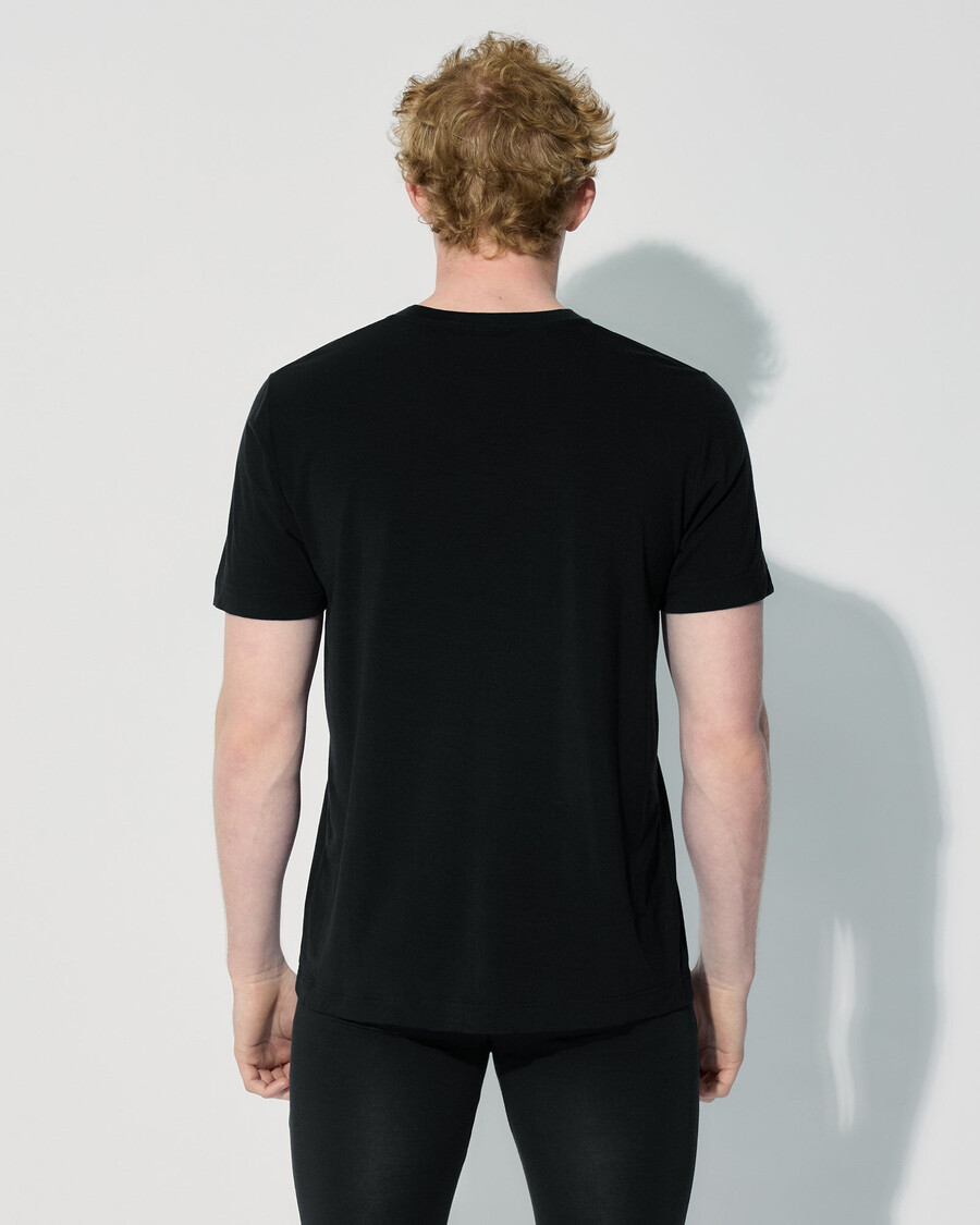 2 x mens merino blend t-shirt in black shop now — cdlp