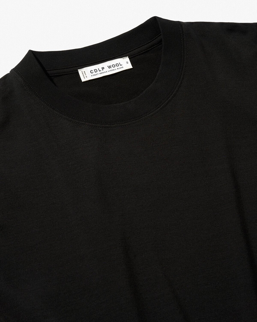2 x mens merino blend t-shirt in black shop now — cdlp