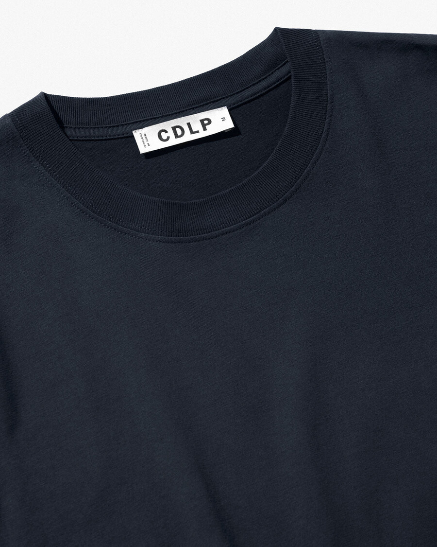 3 x mens midweight t-shirt in dark navy shop now — cdlp