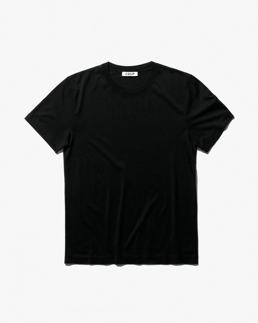 mens midweight t-shirt in black shop now — cdlp