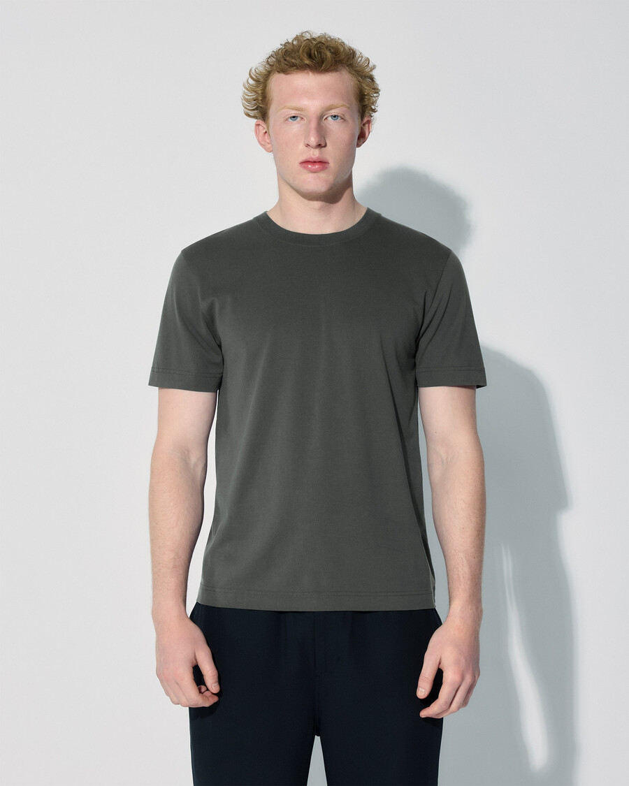 2 x mens midweight t-shirt in white charcoal shop—cdlp