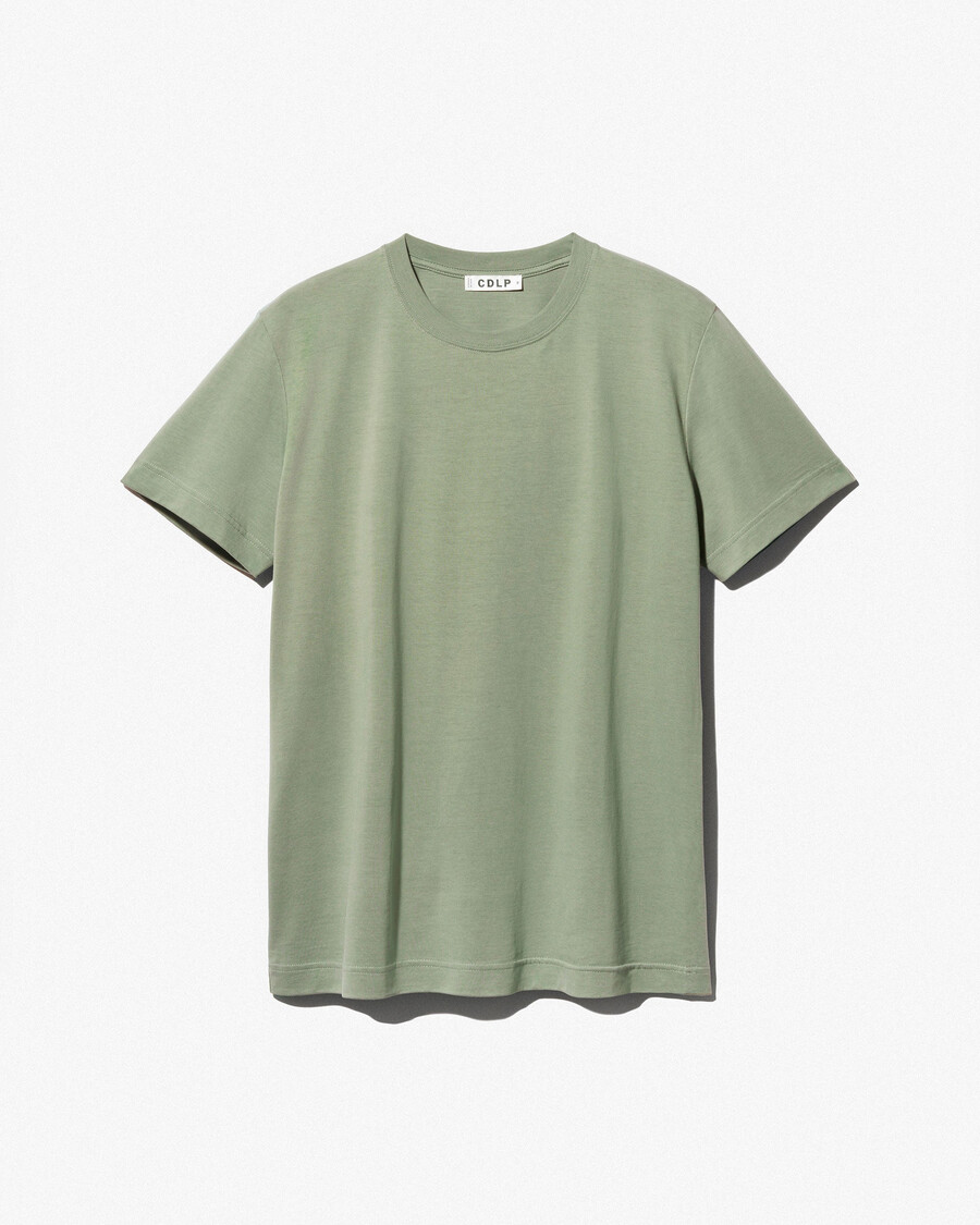 mens midweight t-shirt in sage shop now — cdlp