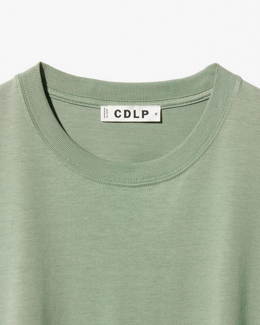 mens midweight t-shirt in sage shop now — cdlp