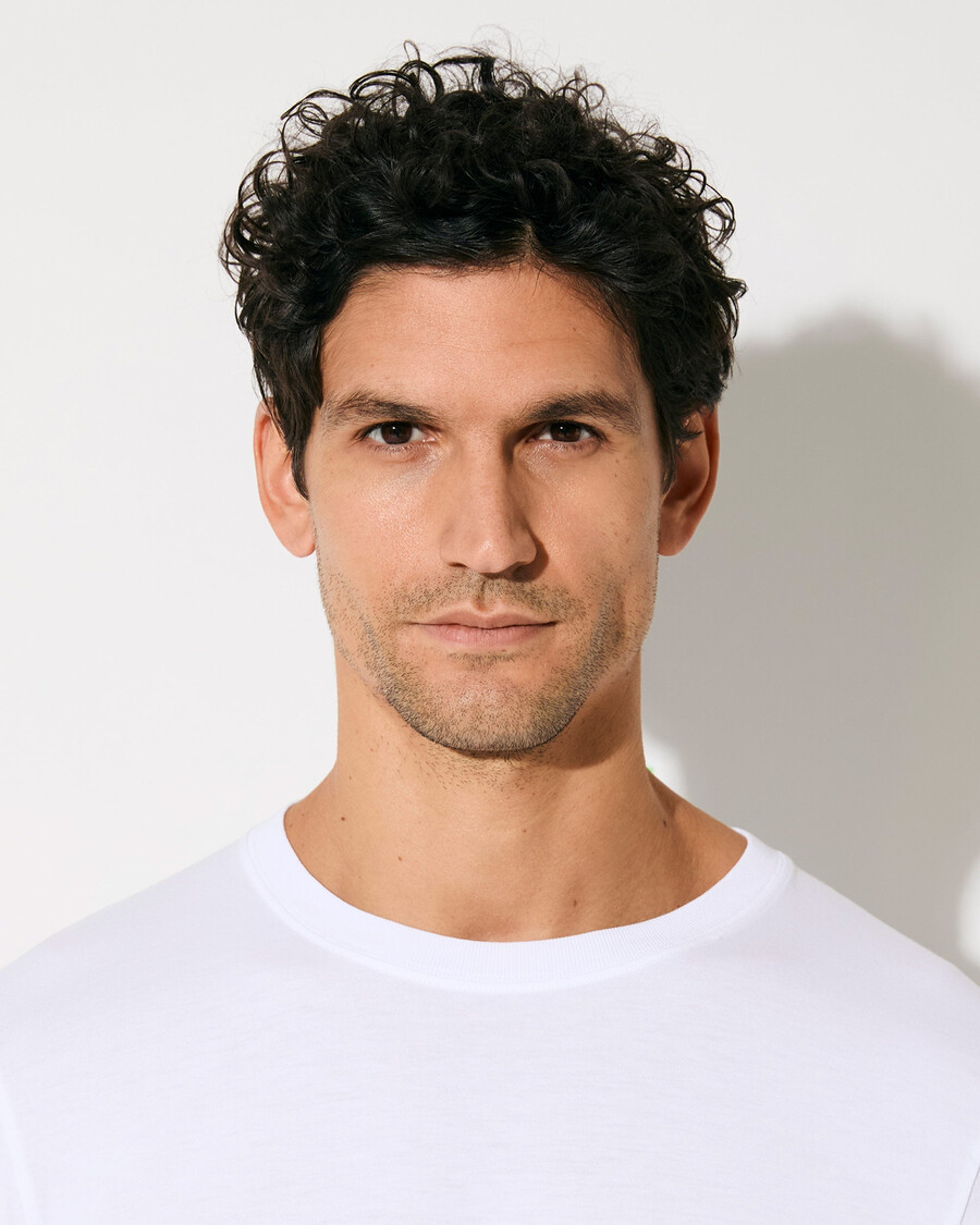 2 x mens midweight t-shirt in black white shop—cdlp