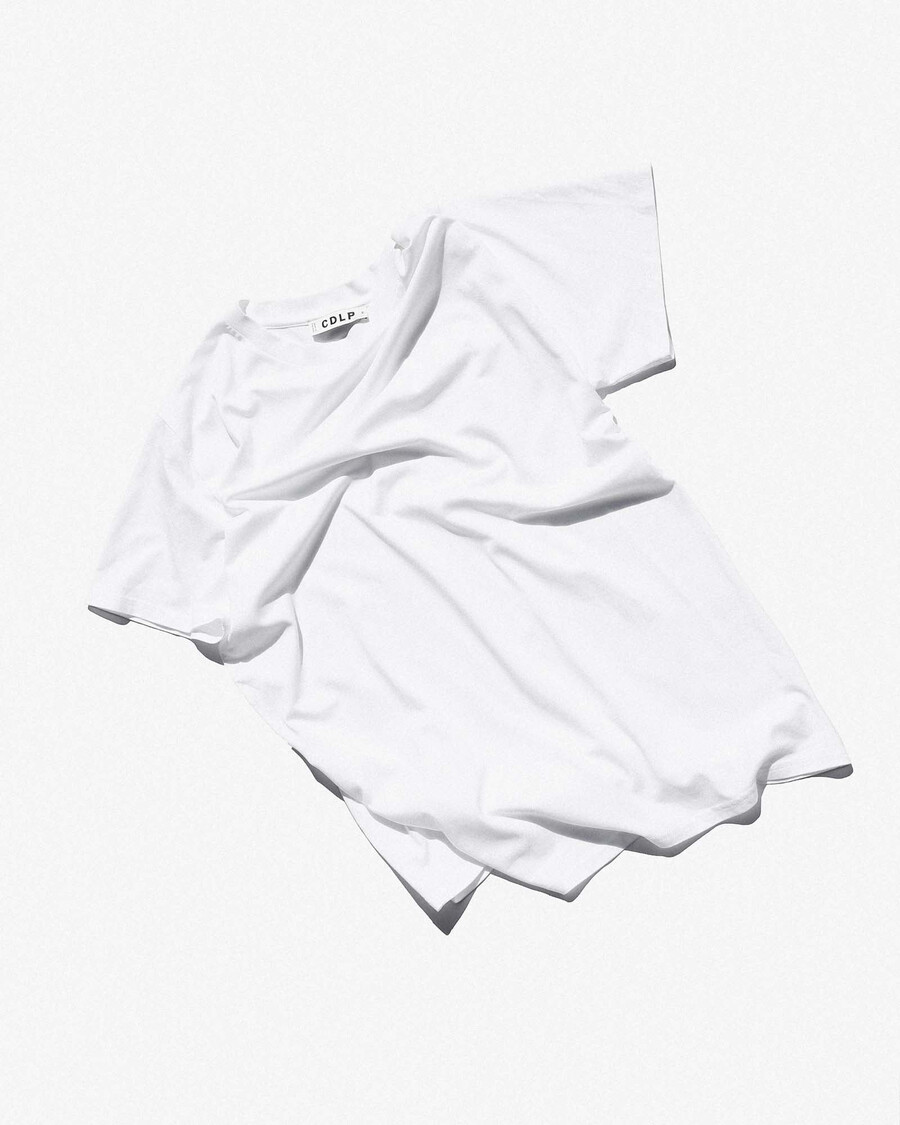 2 x mens midweight t-shirt in white olive green shop—cdlp