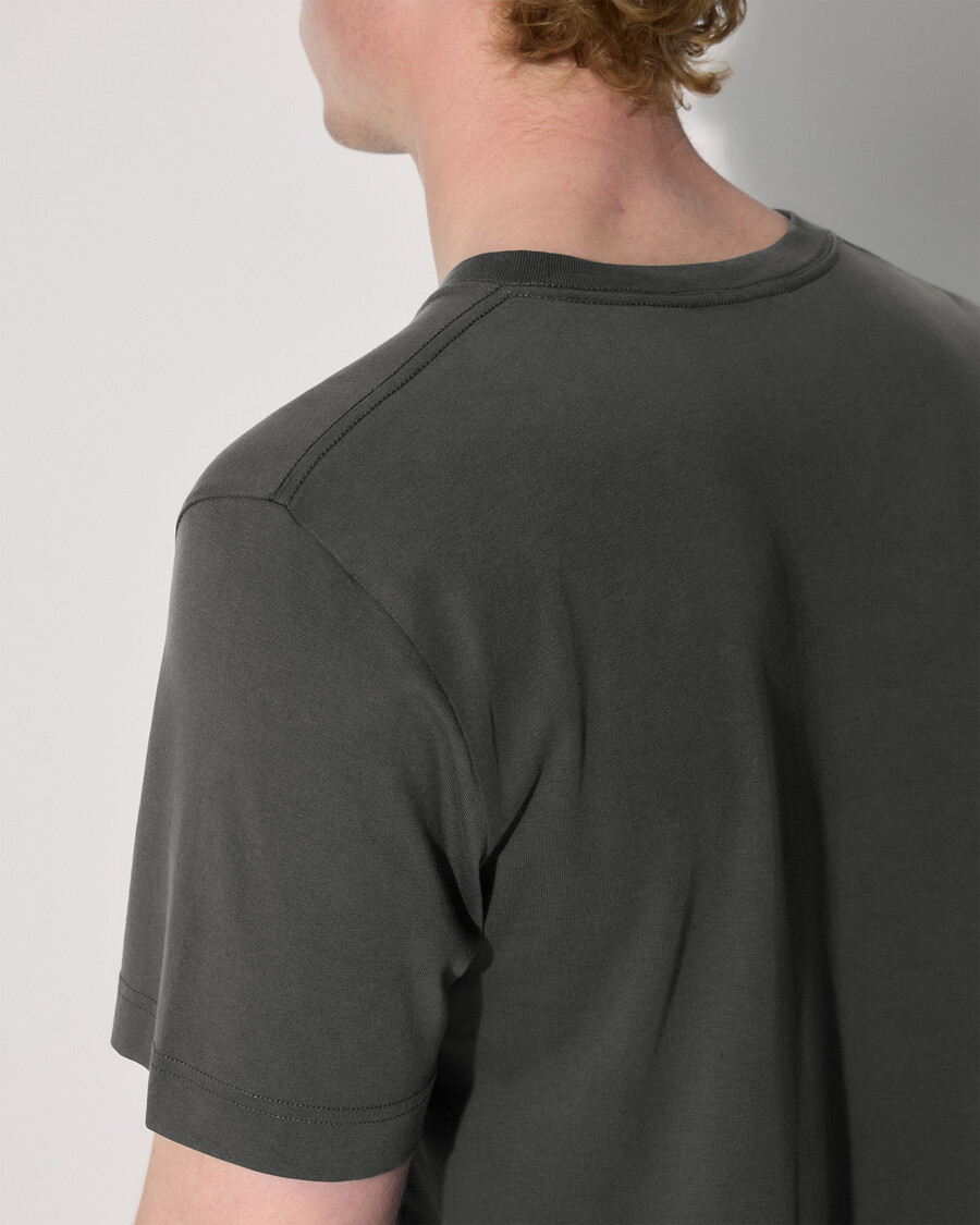 2 x mens midweight t-shirt in black charcoal shop—cdlp