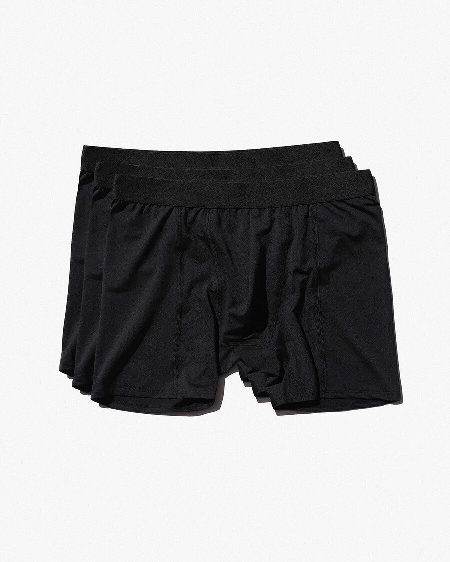 3 × mens performance boxer brief in black shop now — cdlp